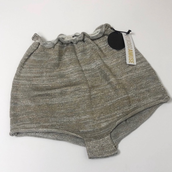 Amuse Society Beach Bling Metallic Short - Picture 2 of 4